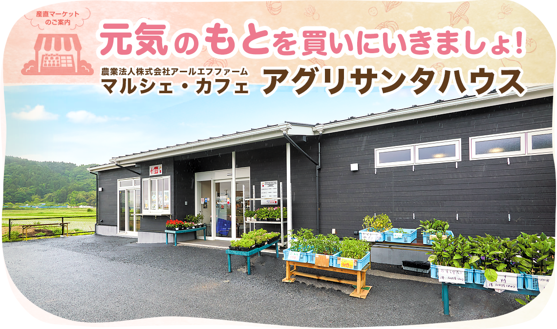 マルシェ・カフェ アグリサンタハウスの外観